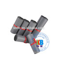 Plastic shipping express courier bags grey color poly bags